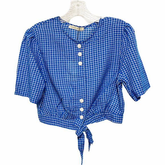 The East Order Medium Short Sleeve Mahlia Crop Top NWT - Picture 2 of 7